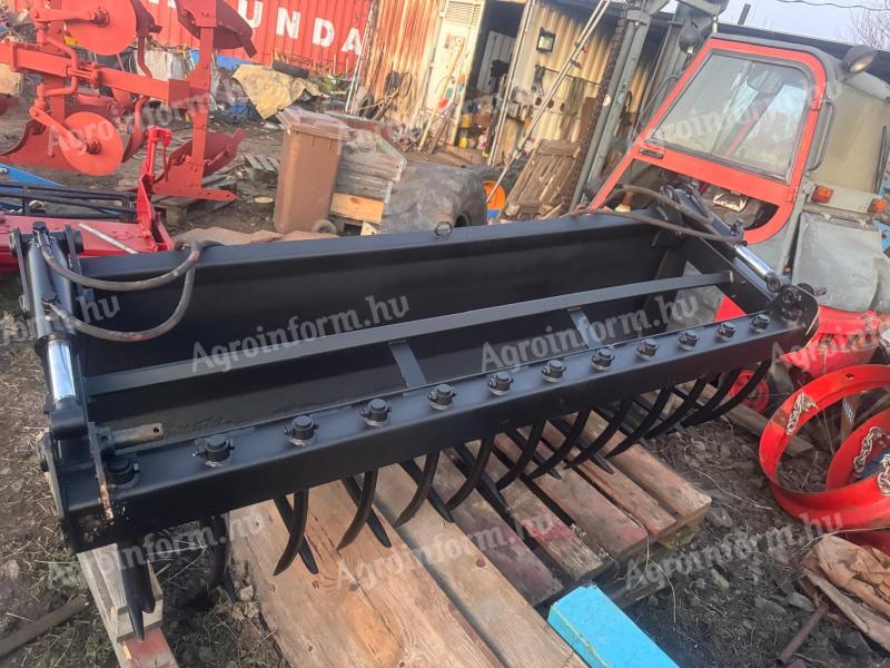 TRÁGYAVILLA 2 MÉTERES,  HIDRAULIKUS,  EURO FELFOGATÁSSAL,  HOMLOKRAKODÓRA