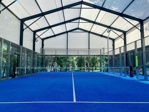 Padel sátorcsarnok 11 x 22 x 7 m Padel sátorcsarnok 11 x 22 x 7 m