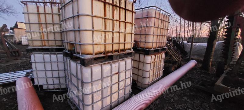 1000 literes IBC folyékony műtrágya tartály