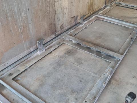 Ibc tartály rögzítő,  szállító konzol