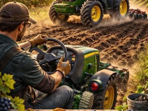 Traktoros munkatársat keresünk borászati gazdaságba Traktoros munkatársat keresünk borászati gazdaságba