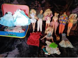 Barbie babák, bútorok, kiegészítők egyben eladók