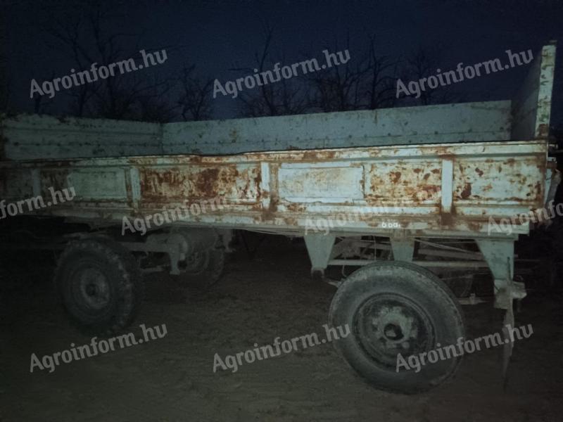 HW 6011 billenős pótkocsi és plató