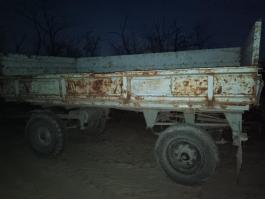 HW 6011 billenős pótkocsi és plató