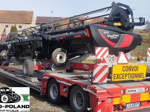 Heder MACDON FD 135 FlexDraper - 2021 rok - 10,7 m - Adaptacja Claas Lexion