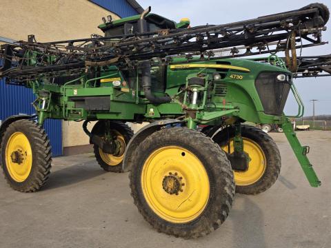 John Deere 4730 önjáró permetező, 2009, 8036 üzemóra
