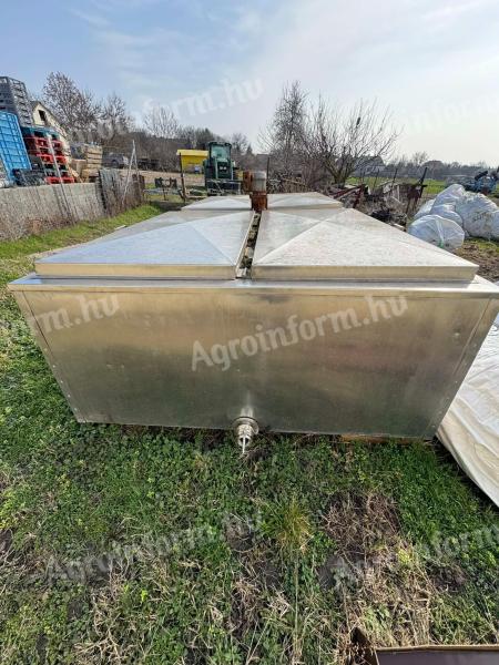 Saválló duplafalú tejtartály eladó