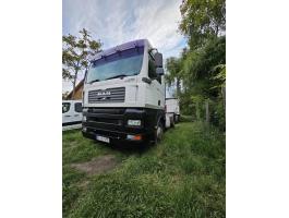 Eladó MAN TGA 18.400 és Scania R114 380 nyerges vontató egyben
