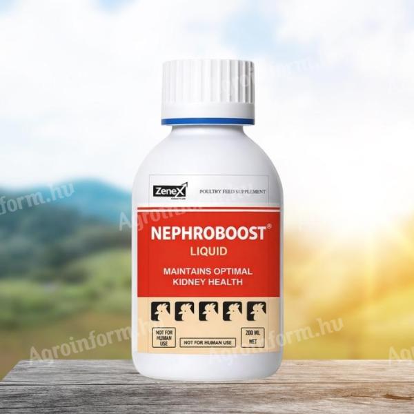 NEPHROBOOST gyógynövényes vesevédő itatófolyadék baromfinak,  200 ml