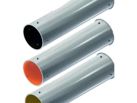 Ipari surrantócső kopásálló betéttel - moduláris csőrendszerek a maximális teljesítményhez igazodva