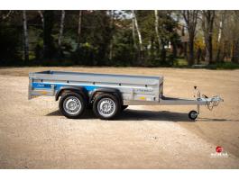 Új 2 tengelyes utánfutó (263x150cm - 750kg) akciósan bruttó 645.000 Ft