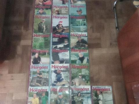 Magyar Horgász archív lapszámai Kiskunfélegyházán, 70+ db, 2004–2013