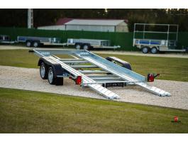 Új autószállító utánfutó (4x2m - 2000kg) most 1.599.000 Ft helyett bruttó 1.499.000 Ft