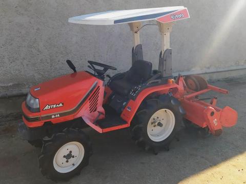 Kubota A-14 kis traktor, 4 WD, 14 LE, 509 üzemórás, azonnal munkára fogható