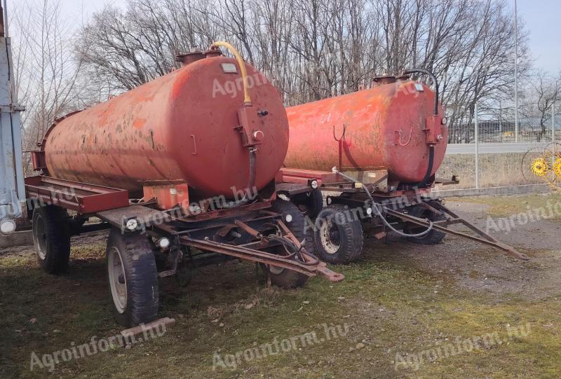 Detk 5 m³-es szippantó lejárt műszaki vizsgával