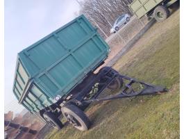 MBP 6,5 tonnás 2 irányban billenős pótkocsi