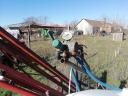 Szántóföldi függesztett permetező 21 m-es karral, 800 l-es tartállyal