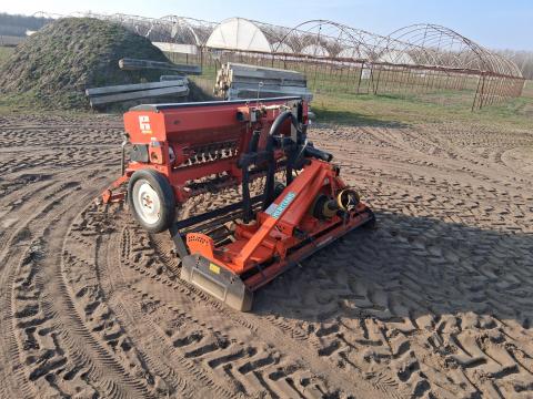 Meritano 2,5 méteres forgóborona + Reform semo 100 2,5 tip apró magos vetőgép