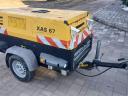 Atlas Copco XAS 67 típusú kompresszor + 6 KW-os agregátor