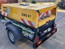 Atlas Copco XAS 67 típusú kompresszor + 6 KW-os agregátor