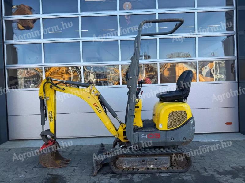Wacker Neuson 803 / 2012 / 1.391 üzemóra / Lízing 20%-tól