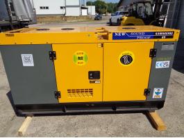 Új Kawakenki 60 kW-os áramfejlesztő generátor