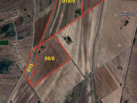 Eladó földterület Nagytőke és Szentes külterületén