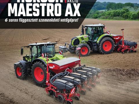 Horsch Maestro 6AX 6 soros szemenkénti vetőgép – korszerű vetéstechnológia