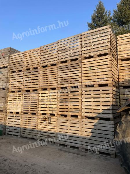Hagyma és burgonya tárolására használt kaloda, 1 szezont használt