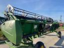 John Deere W660 kombájn gabonaasztallal, repcetoldattal, napraforgó adapterrel