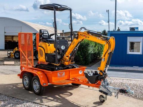 Komondor FPK-1500 és 2000-es Force szállító pótkocsi