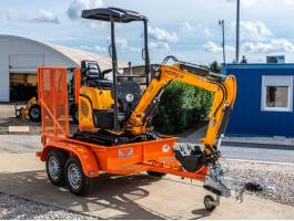 Komondor FPK-1500 és 2000-es Force szállító pótkocsi