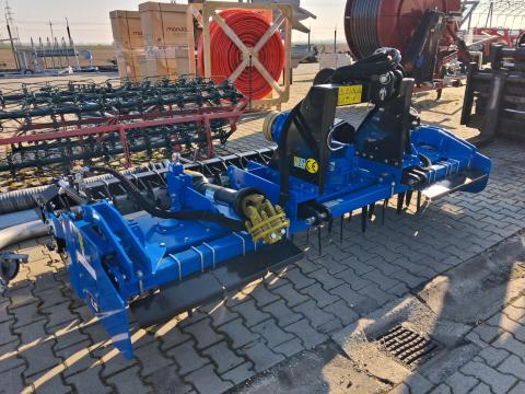 Forgóborona 3 m nehéz taréjos hengerrel