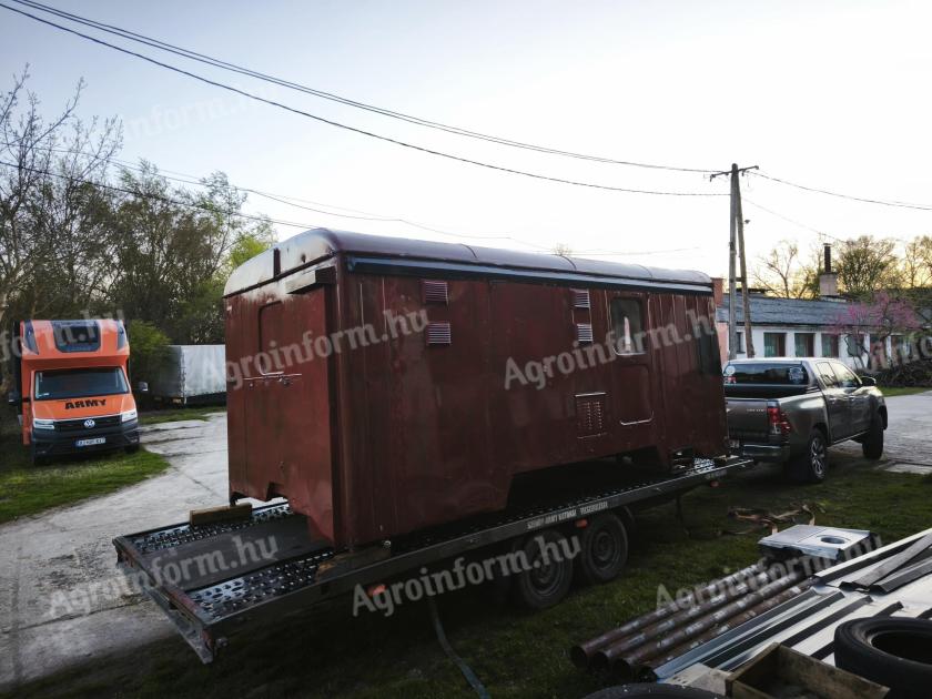 Téli-nyári menedékház, legénységi pihenőágyas bódé, konténer ...