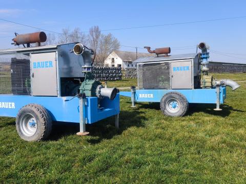 Bauer Diesel motoros öntözőszivattyúk