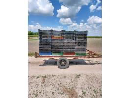 Egytengelyes pótkocsi utánfutó kistraktor után