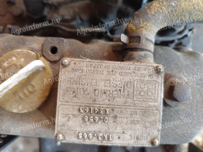 Yanmar dízel, 3 hengeres léghűtéses motorok, 3 db egyben