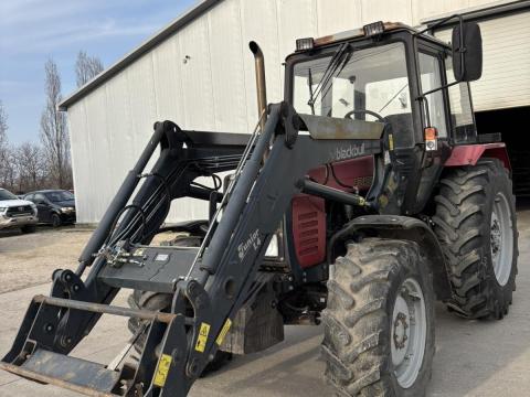 MTZ Belarus 892.2 turbófeltöltős traktor homlokrakóval eladó
