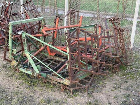 ACKERL 4 m-es hidraulikusan csukható boronás kombinátor, fogas, simító