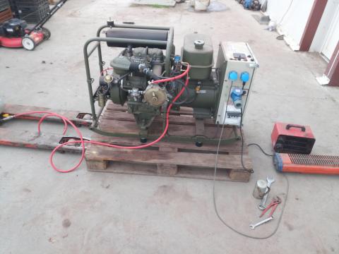 Modernizált katonai aggregátor eladó AVR+LPG Modernizált katonai aggregátor eladó AVR+LPG