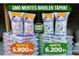 GMO-mentes,  intenzív csirke indító és nevelő tápok,  Országos szállítás