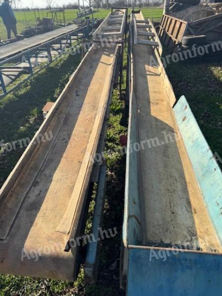 Szállítószalag 12,4 / 10,9 × 0,4 m