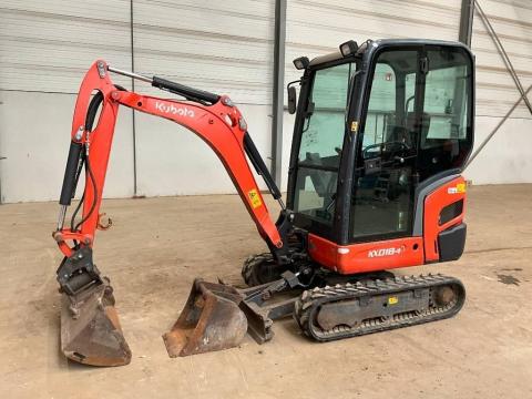 Kubota KX 018-4 powertilt / 2016 / 2 764 üzemóra / Lízing 20%-tól
