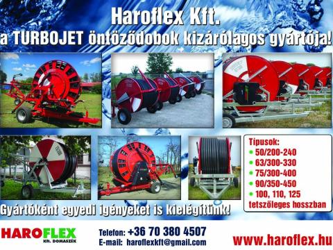 Öntöződob a gyártótól:TURBOJET 125/600, 110/600, 100/550, 90/450,75/400,63/330,50/240