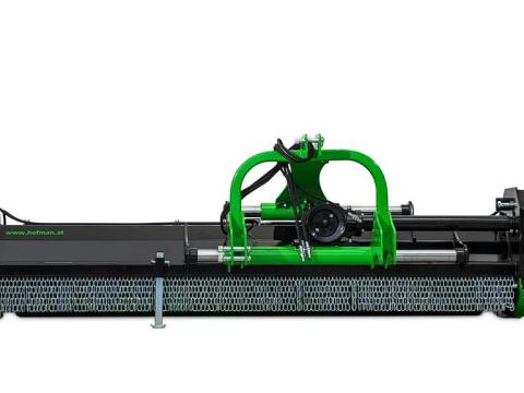 Új Hofman PRO LINE szárzúzók 240–290 cm munkaszélességgel, hidraulikusan nyitható hátsó burkolattal