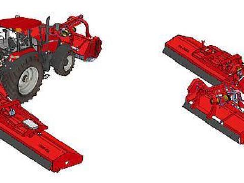 Új OMARV CUENO PX szárzúzó 800-920 cm munkaszélességgel