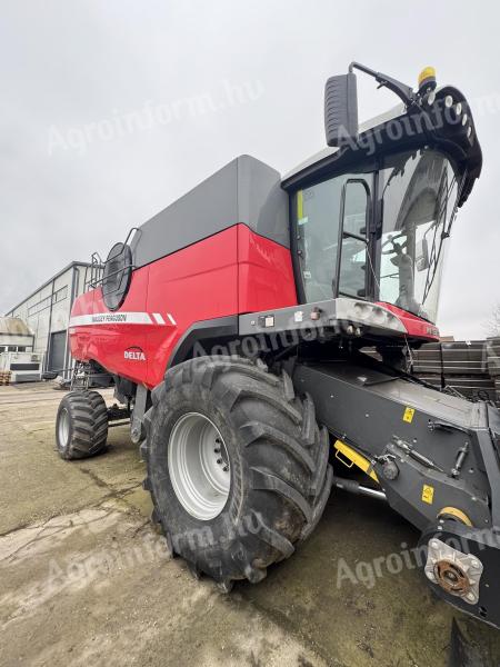 Massey Ferguson 9380 Delta kombájn 9,2 m PowerFlow gabona asztallal, Ziegler szállítókocsival, automata kormányzással és hozamtérképpel