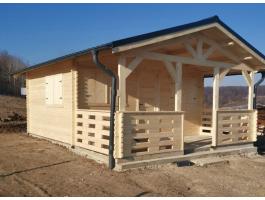 Hétvégi ház helyszíni telepítéssel