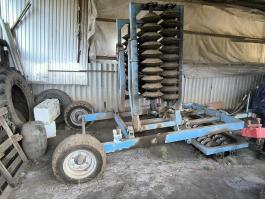 Összecsukható gyűrűs henger,  szélessége 540 cm