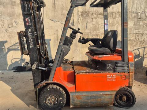 Toyota 7FBMF16 elektromos targonca, 1600 kg, 2006 Toyota 7FBMF16 elektromos targonca, 1600 kg, 2006